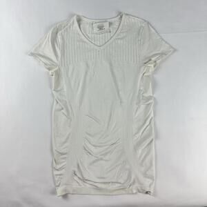 Athleta‎ Women's MEDIUM T Shirt White Stretch